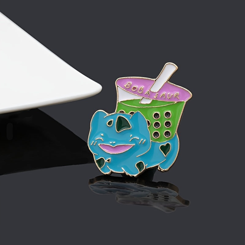 Men's Bubble Tea Lapel Pin