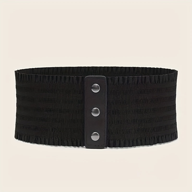 2pcs Elastic Wide Belt Waistband for Women