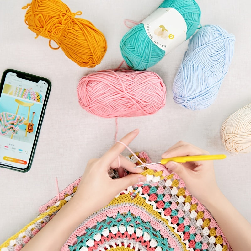 1pc Soft Cotton Yarn for DIY Crochet Knitting