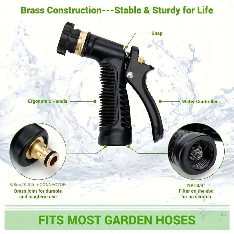 Adjustable Range Car Wash Gun Foam Jet Nozzle Gun For Cars Trucks Boats