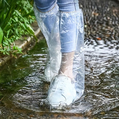 Waterproof Shoe Covers - 5 Pairs, Indoor & Outdoor Use, Protect Feet, Hygienic