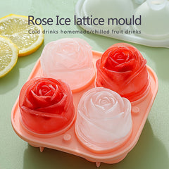 Rose Silicone Ice Cube Tray Mold Kitchen Gadget