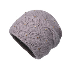 Knitted Winter Beanie Hat for Women