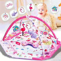 Baby Crawling Mat with Detachable Sensory Toys