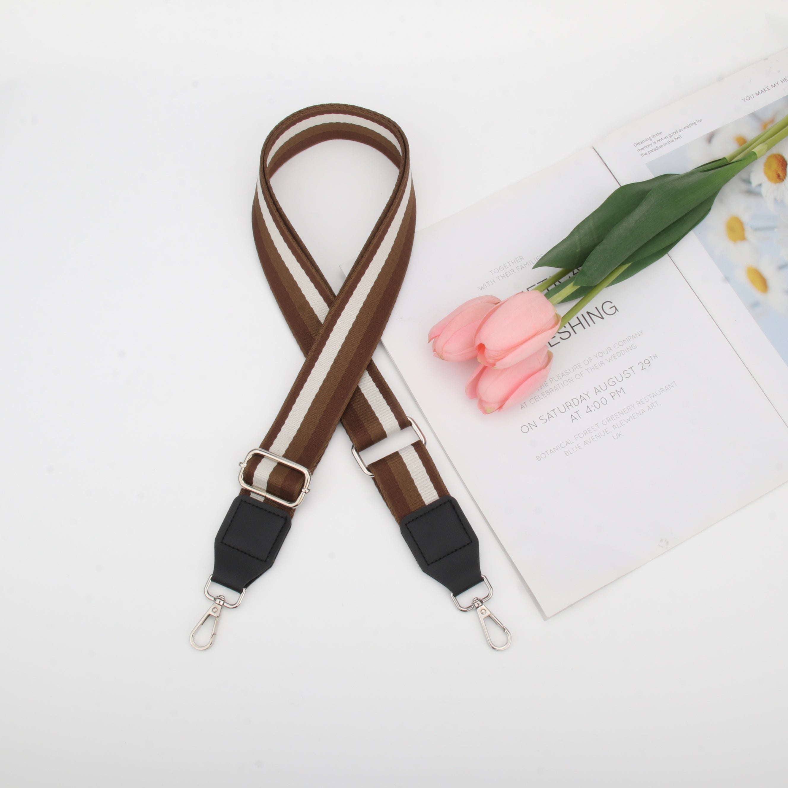 Colorblock Bag Strap Lightweight Adjustable Strap