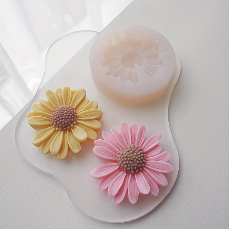 Daisy Aromatherapy Candle DIY Craft Silicone Mold