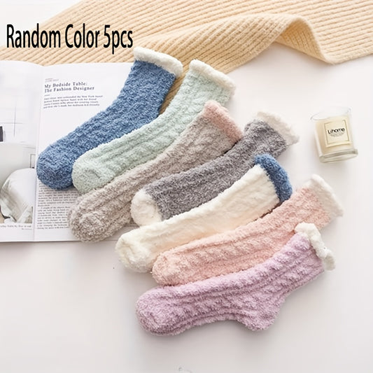 10 Pairs Warm Padded Floor Socks Women's Stockings