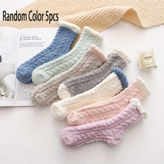 10 Pairs Warm Padded Floor Socks Women's Stockings