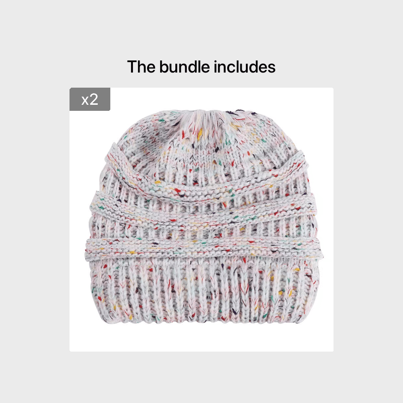 Women's Knitted Beanie Hat Warm Slouchy Cap For Winter Lightweight