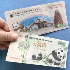 Giant Panda Collectible Banknotes Set