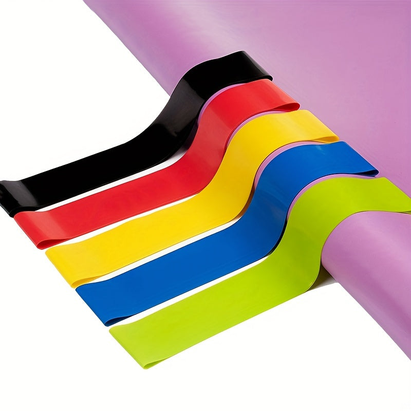 TPE Non-slip Yoga Elastic Resistance Band for Squat Buttock Fitness Training