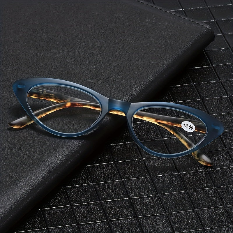 Light Blocking Cat Eye Tortoiseshell Presbyopic Glasses