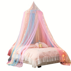 Princess Style Mosquito Net Canopy with Valance