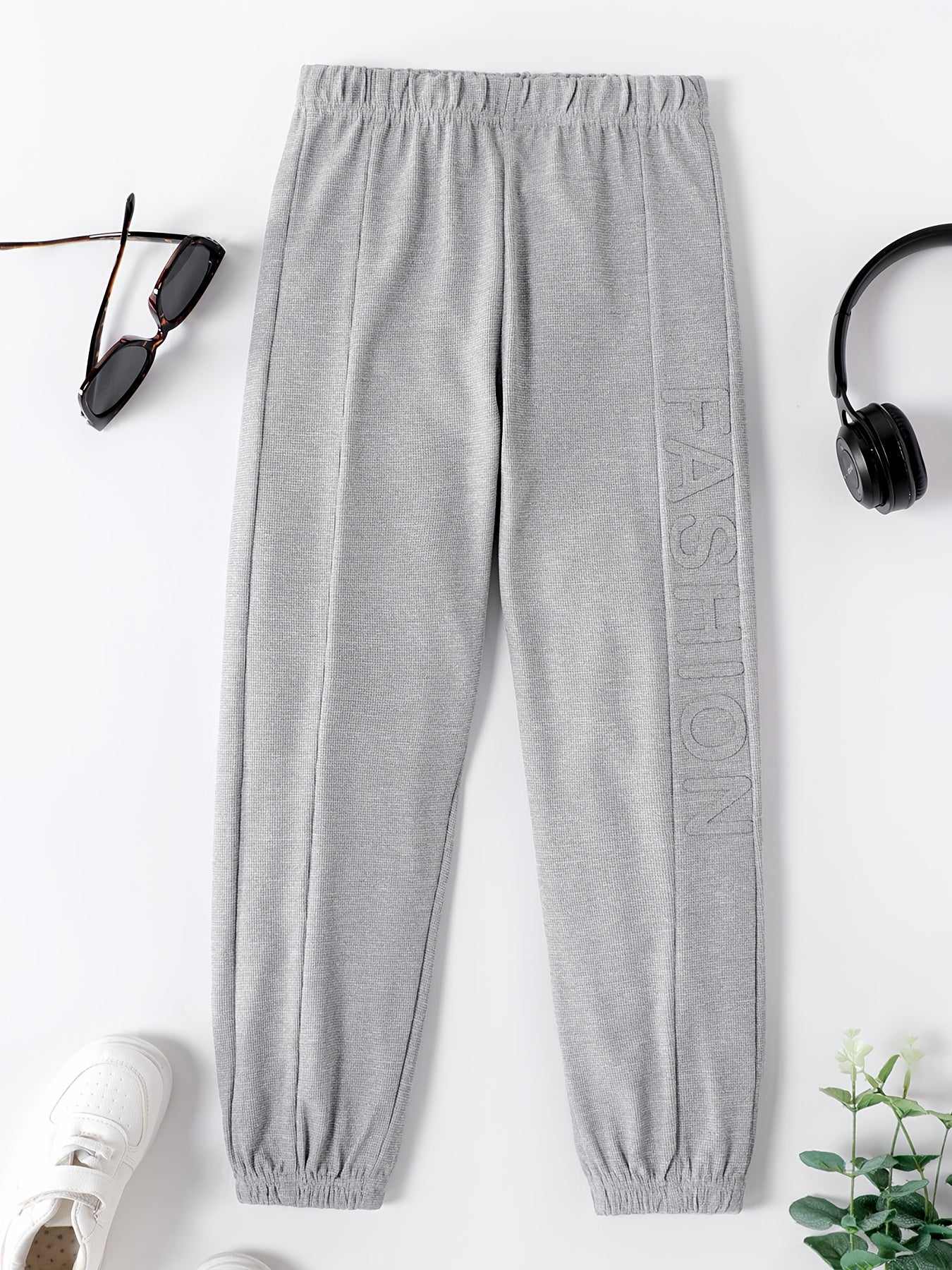 Kid Boy Casual Waffle Textured Elasticized Pants