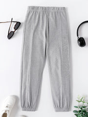 Kid Boy Casual Waffle Textured Elasticized Pants