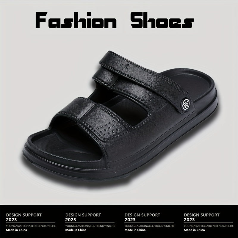 Men's Non Slip Platform Slides Comfortable Cloud Slides