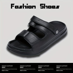 Men's Non Slip Platform Slides Comfortable Cloud Slides