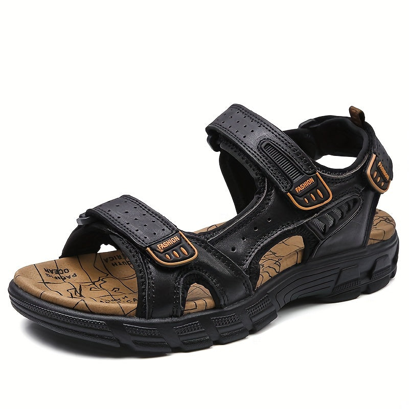 Men's Outdoor Casual Sandals with Hook and Loop Fastener