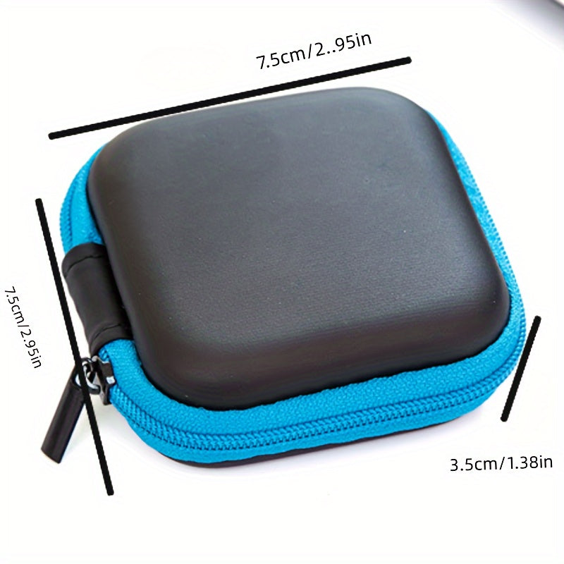 Mini Zipper Storage Bag Lightweight Travel Organizer Data Cable Bag