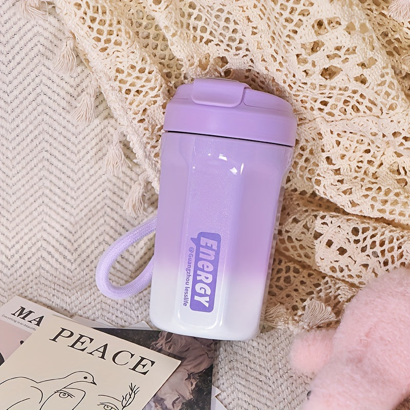 Stainless Steel Magnetic Tea Cup 380ML Gradient Insulated Water Bottle