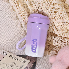 Stainless Steel Magnetic Tea Cup 380ML Gradient Insulated Water Bottle