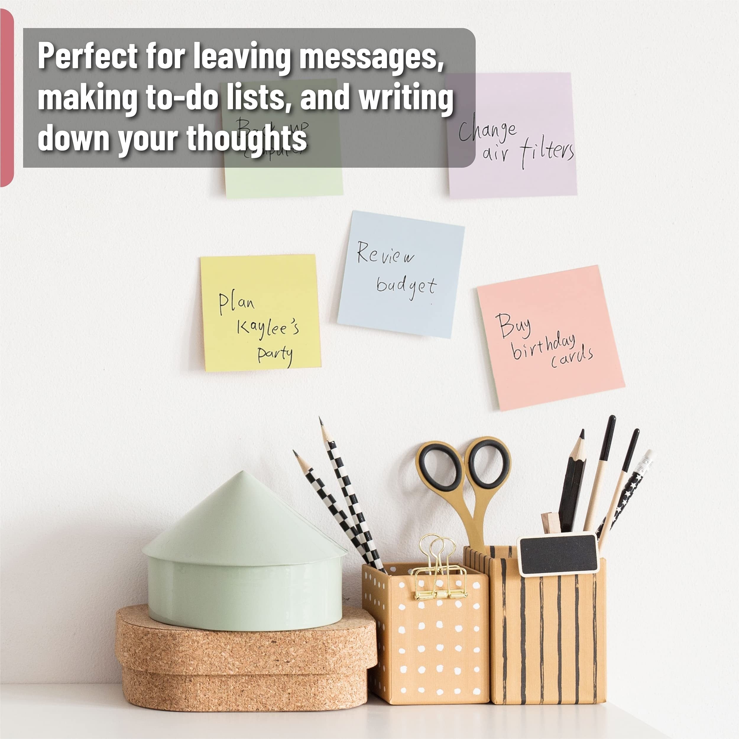 Morandi Colors Sticky Notes 12 Pads 720 Sheets Self Stick Bulk Pads