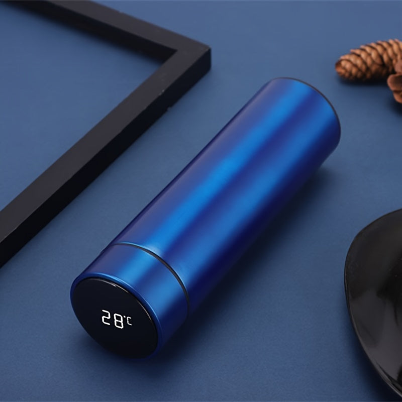 Digital Temperature Display Water Bottle Insulated Stainless Steel Water Cup