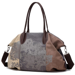 Thick Canvas Tote Bag Durable Shoulder Bag for Women