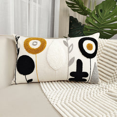 Cotton Fluffy Boho Throw Pillow Cover for Modern Home Decor