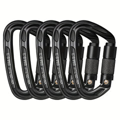 25KN Auto Locking Carabiner for Rock Climbing