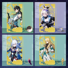 Shining Star Anime Rain Boy Girl Metal Bookmark
