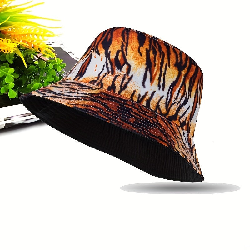 Double-sided Printed Sun Protection Bucket Hat for Men and Women
