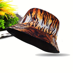 Double-sided Printed Sun Protection Bucket Hat for Men and Women