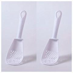 2pcs Cooking Spoon Colander Strainer for Draining Mashing