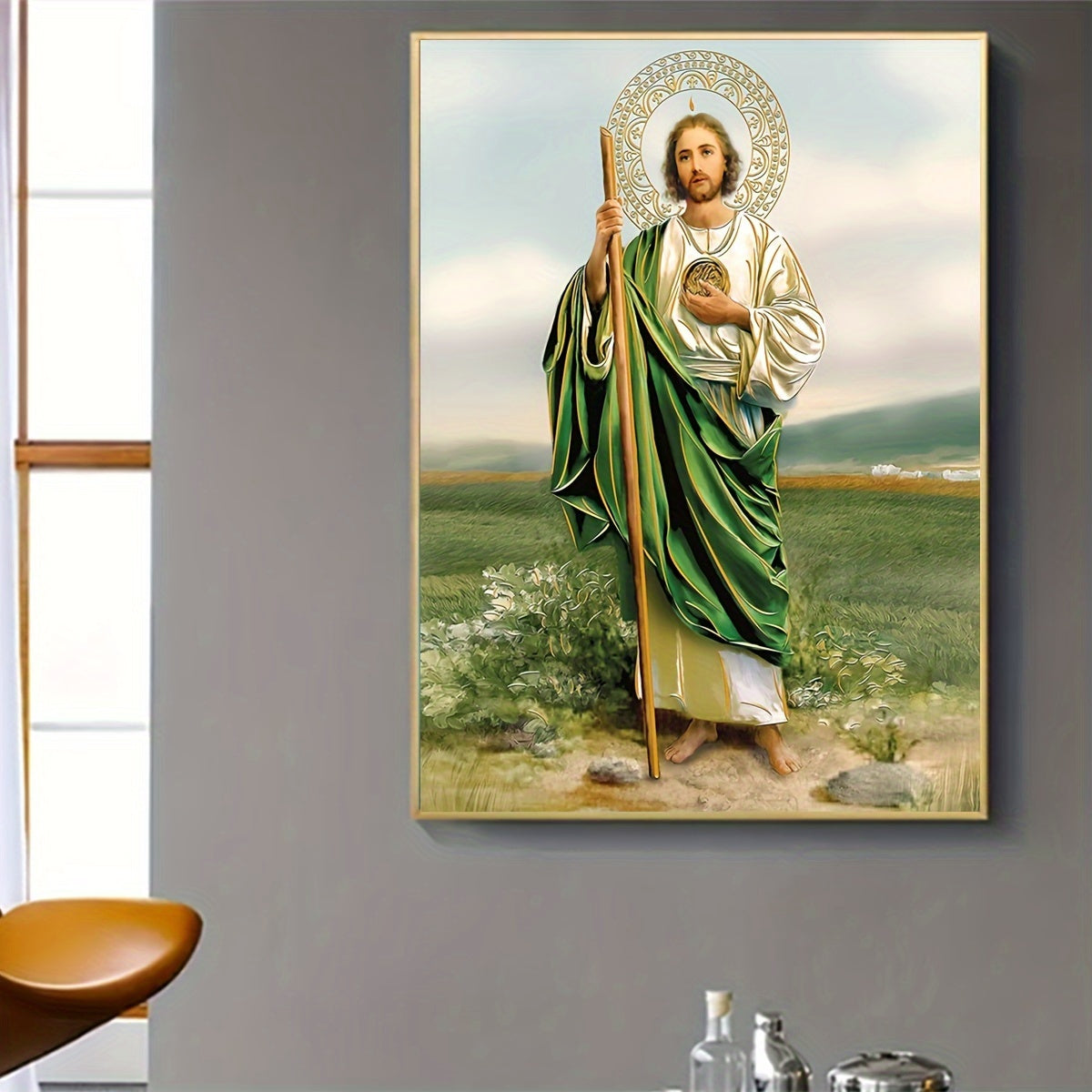 Priest Pattern Canvas Painting Poster Print for Home Religious Decoration Art