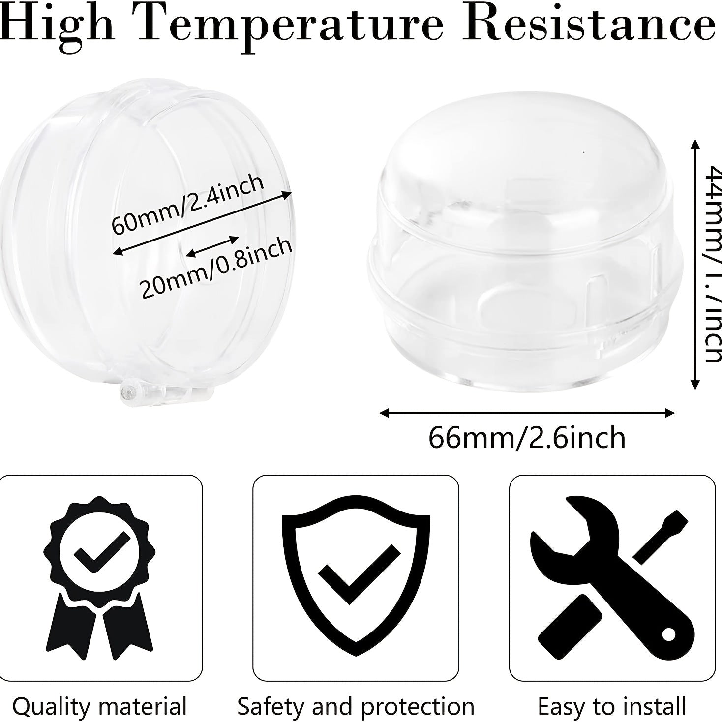 2pcs Stove Knob Covers Kitchen Safety Guards For Kids Baby Toddler
