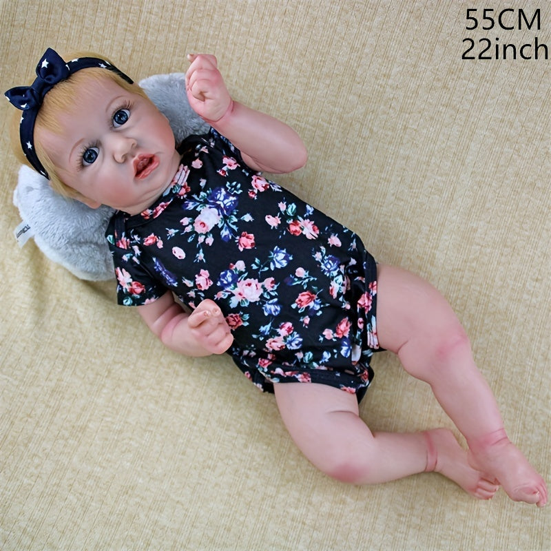 55 88 Cm Reborn Doll Soft Vinyl Doll Hair Companion Dolls Gift