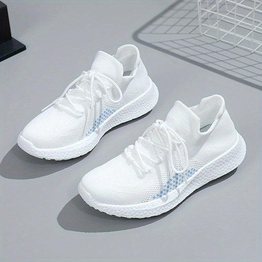 Women's Breathable Walking Shoes Lace Up Lightweight Sports Shoes