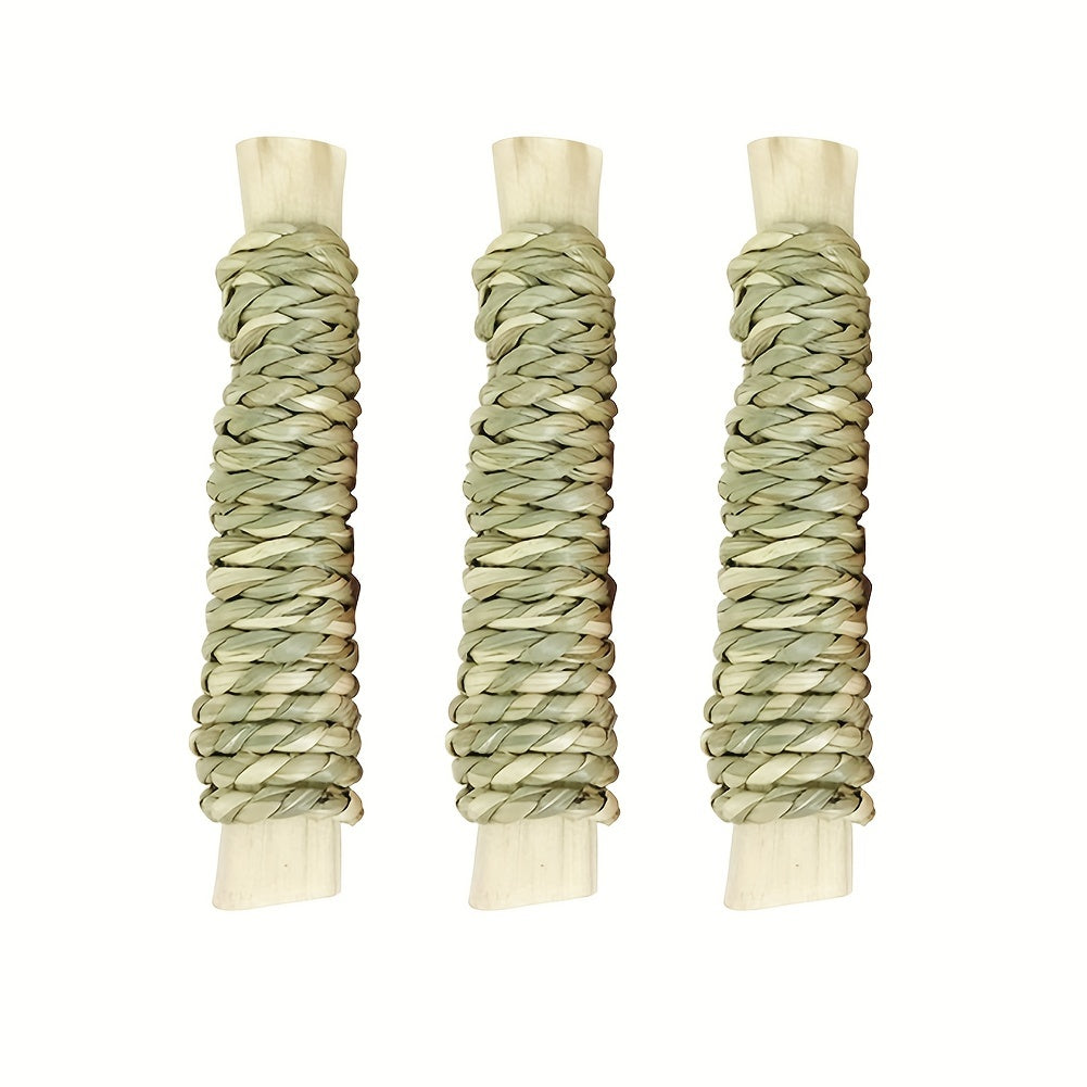 Chewable Water Grass Woven Toy for Small Pets