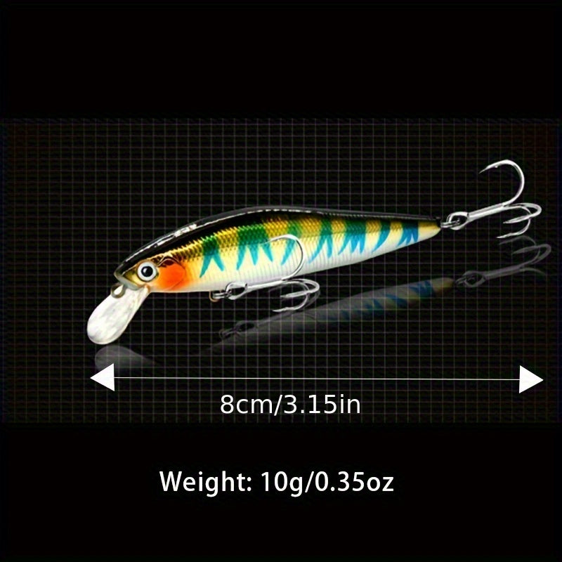 Sinking Minnow Lure Long Casting Fishing Tackle Freshwater