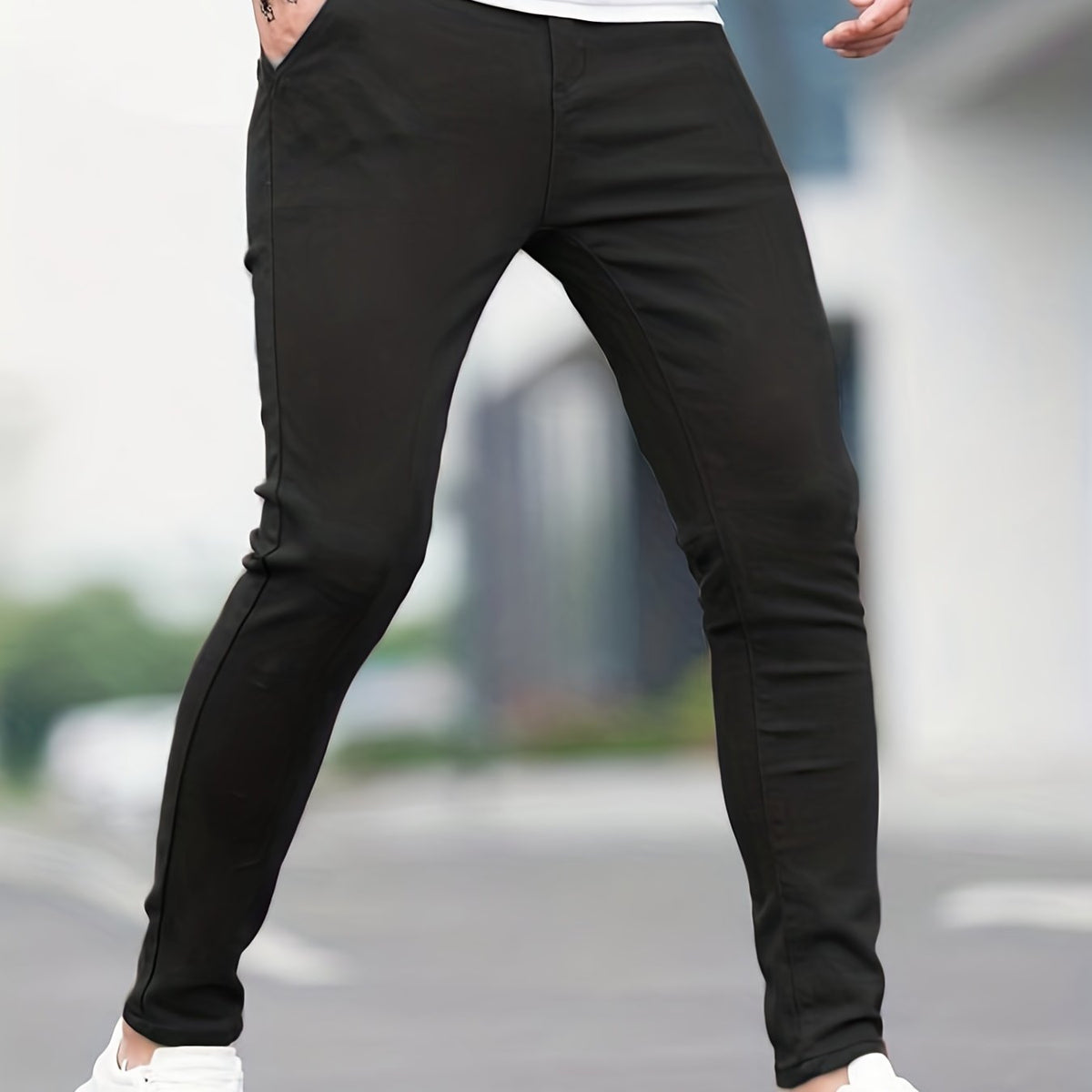 Men's Slim Fit All-match Jeans Casual Street Style Denim Pants
