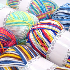 6pcs Acrylic Yarn 50g Crochet Yarn Starter Kit With Crochet Hook Knitting Needle