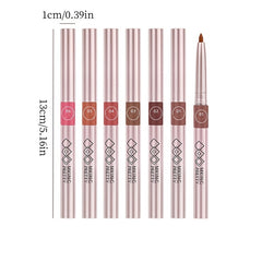 6 Colors Waterproof Lip Liner Pen Long Lasting