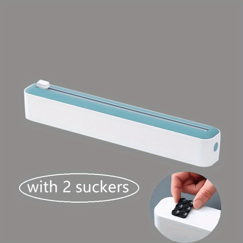 Plastic Wrap Dispenser with Slide Cutter for Kitchen Restaurant Supermarket