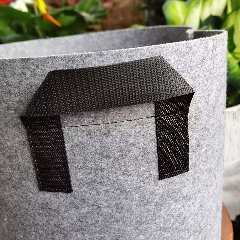 Non Woven Planting Bag With Handle for Balcony Gardening