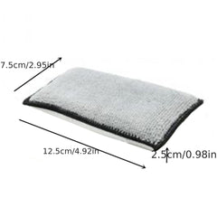 Car Interior Fleece Scrubbing Sponge - Car Cleaning Microfiber Towel