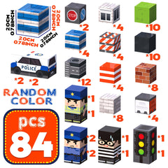 Magnetic Blocks Puzzle Learning Blocks Children's Magnetic Cube Set