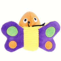Colorful Insect Jar Plush Rattle Baby Animal Toy
