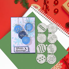 Christmas Decoration Balls Metal Cutting Dies Stencils