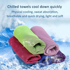 Microfiber Cooling Towel for Yoga Sports Running Fitness Exercise Camping